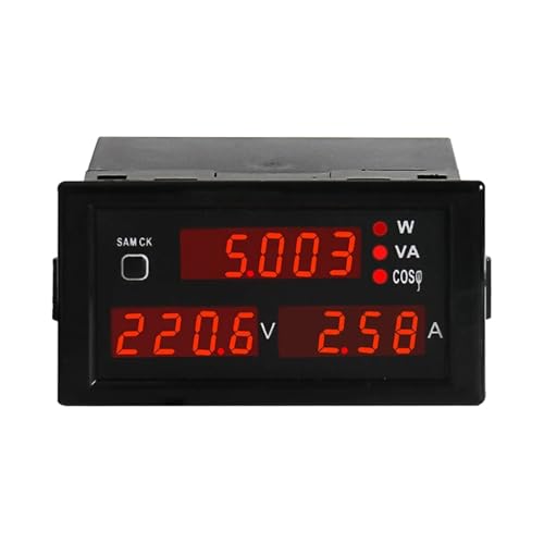 Voltmètre-ampèremètre pour diagnostiquer les baisses de tension et contrôler le courant AC200-450V