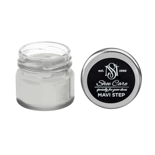 Rénover Cuir Décoloré : Crème de Cirage MAVI STEP Pierre Argentée Solution Miracle
