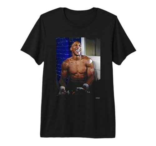 Anthony Joshua Boxing T-Shirt by Dick Barnatt