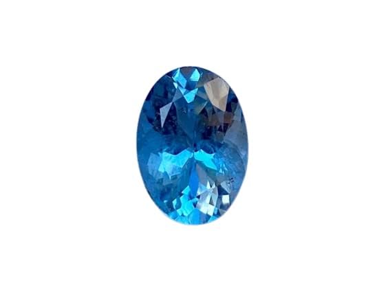 Aguamarina transparente de 7 Crt gema suelta de alta pureza para anillos