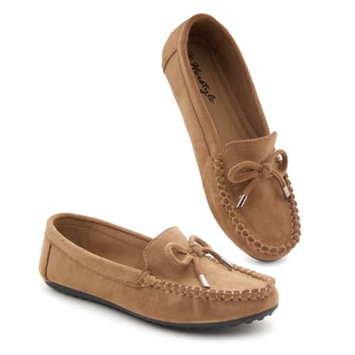 Image of Herstyle Loafers for Women - Slip-On Business Flats Shoes | Dressy Casual Walking Flats with Memory Foam Insole | Lightweight & Comfortable Moccasins for Office & Travel
