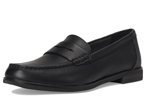 Image of Sperry Women's Seaport Penny PlushWave Saffiano / Metallic Leather Penny Loafer