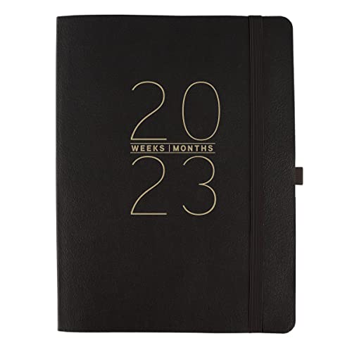 Graphique Designer Business Planners, 18-Month Dated Calendar, Black