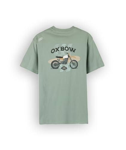 OXBOW Tee-shirt manches courtes coton bio CRUISER Hiver 2025 Manches courtes, Col rond, Motif sur le dos