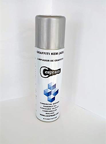 CESPRAM, Limpiador de graffitis, para superficies porosas en forma de aerosol.GRAFFITI KEM. Spray 650cc (1)