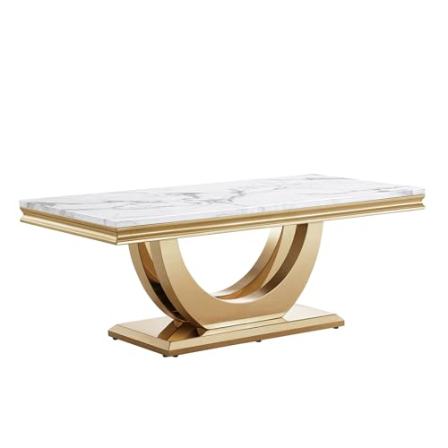 【送料無料】Marble Center Table 75 / WH Amazon.com: Maotifeys 1 Piece Living Room Coffee Table