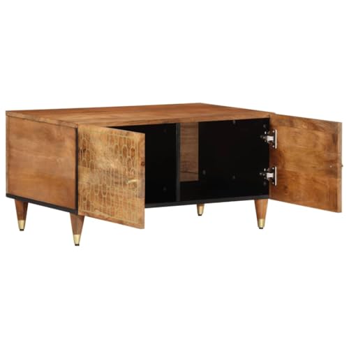 Table basse en bois massif de manguier ShGaxin pour vos apéritifs