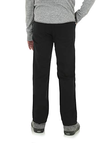Wrangler Boys Slim Straight Premium Pants with Adjust-to-Fit Waistband (Black)3