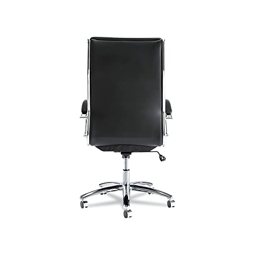 Alera Alenr4119 Alera Neratoli Series High-Back Swivel/Tilt Chair, Black Leather, Chrome Frame #TOP6