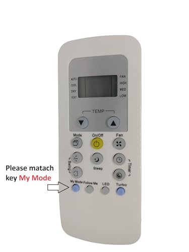 Image of Compatible with Carrier Ac Remote | Model -Rg56N /Bgef | Suitable for 1 | 1.2 | 1.3 | 1.5 | 1.8 | 2 | 2.2 | 2.5 | 3 Ton Split and Window Air Conditioner | Match Exactly with Old Model