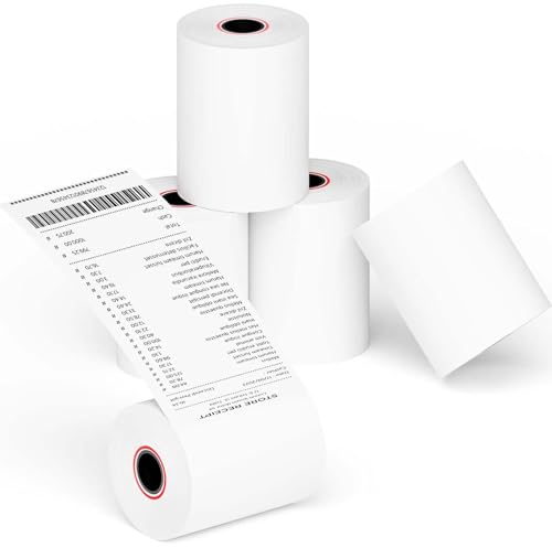 Rollos de papel térmico para recibos que evitan atascos en terminales POS