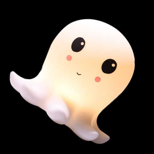 MOBUTOFU Lámpara de Noche Decorativa USB Forma de Pulpo, Luz Nocturna Pequeña Recargable de Silicona y Abs para Decoración Interior y Uso en Habitación