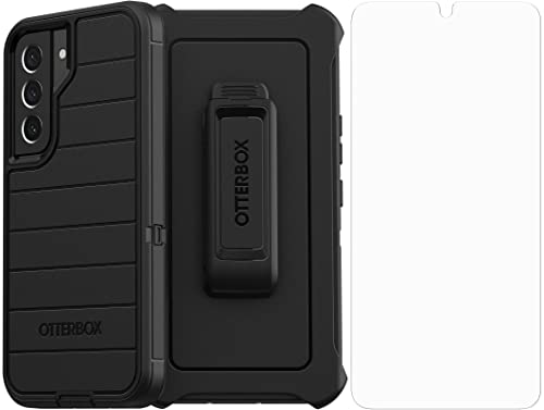 Coque OtterBox Defender S22 housse antichoc integrale rigide noire avec holster de ceinture