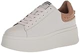 Ash Moby Studs Women’s Fashion Sneakers - Breathable, Durable, and Stylish with a Versatile Sole for Everyday Wear, White/Skin/Skin - 9.5-10