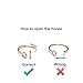 14K Gold Small Huggie Hoop Earrings for Women Girls, Handmade Tiny Thin Gold Hoops