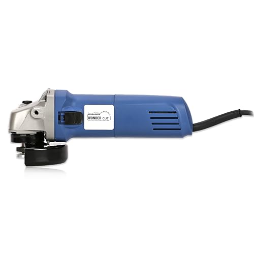 WONDERCUT WC-AG-6-100 Angle Grinder, 750W, 4 Inch (100mm), 11000 RPM, 3-Position Auxiliary Handle for Grinding, Cutting, Stripping & Polishing, with Protective Guard and Side Switch WONDERCUT WC-AG-6-100 Angle Grinder, 750W, 4 Inch (100mm), 11000 RPM, 3-Position Auxiliary Handle for Grinding, Cutting, Stripping & Polishing, with Protective Guard and Side Switch