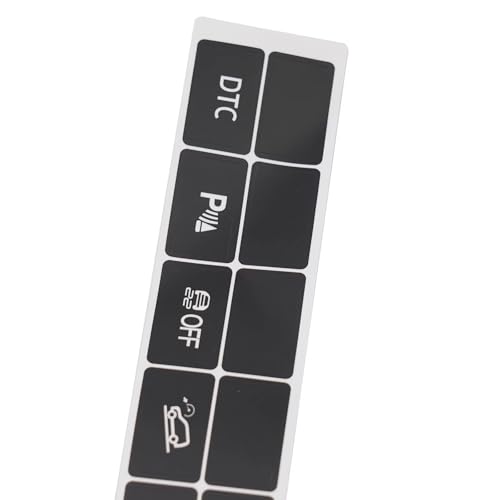 Autocollants bouton de rechange ajustement précis pour interrupteurs et boutons de X6 E71