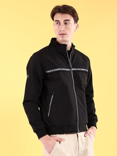 Image of The Indian Garage Co Men Placement Printed Bomber Jacket