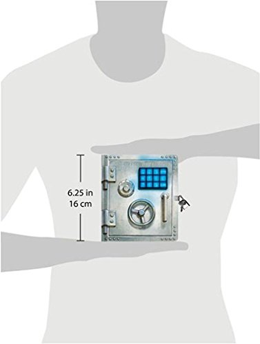 Peaceable Kingdom Vault Door 6.25" Lock and Key, Lined Page Diary for Kids - Image 4