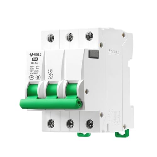 Disjoncteur triphasé LB5 63A tripolaire de Type C pour tableaux électriques