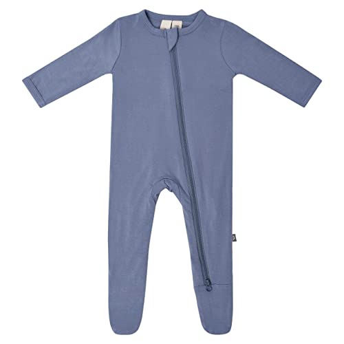 KYTE BABY Unisex Zipper Closure Footies, Rayon Made From Bamboo, 0-24 Months