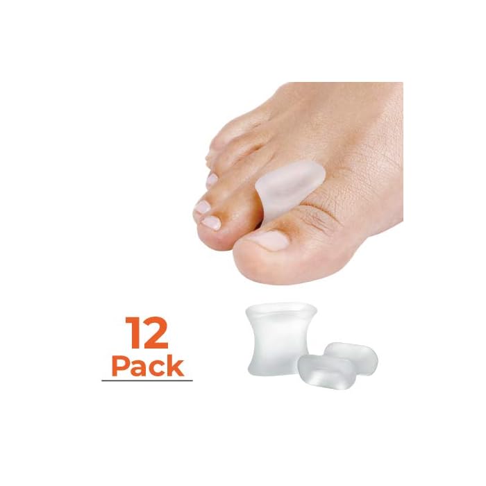 NatraCure Gel Toe Separators Toe Spacers To Straighten Overlapping Toes, Realign Crooked