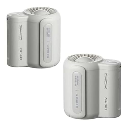 Ventilatore Portatile Montato In Vita per Sport AllAria Aperta Ventaglio Indossabile La Maglietta Piccolo Personale con Clip B