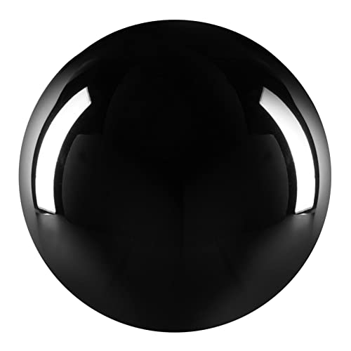 Juvale Small Black Obsidian Sphere, 80Mm/3.1 Inch Decorative Crystal Ball With Stand For Meditation, Healing, Feng Shui, Witch-Style Home Decor, Office Table Decorations #TOP7