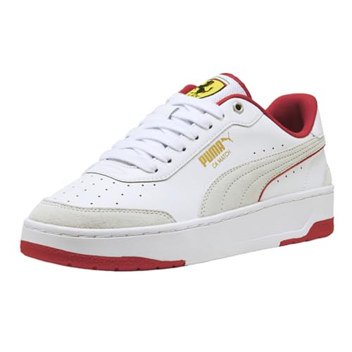 PUMA Mens Scuderia Ferrari Ca Match Lace Up Sneakers Shoes Casual - White2