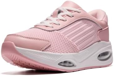 Myztra Damen Orthopädische Laufschuhe Sneaker Turnschuhe Sportschuhe | Plantarfasziitis Running Shoes, Memoryschaum, Luftkissen, Schnürung, Atmungsaktives Mesh, Rutschfest, Leicht,