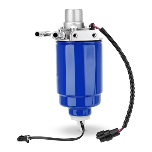 6.6L Fuel Filter Housing Assembly Compatible with 2001-2004 Chevy Silverado GMC Sierra 2500HD 3500 Duramax LB7 V8 with Aluminum Head & Water Sensor Replaces # 97780061 98017680 TP3018 19431541