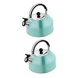 Amosfun 2 Uds Hervidor De Agua Hervidor De Té Hirviendo Máquina De Café Expreso Hervidor De Gas Hervidores De Estufa Calentador De Café Hervidor De Agua Estufa Calentador De Jarra De Agua