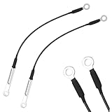 2 Stück Heckklappen Haltegurt Rücktür Heckklappen Haltegurt Stützdrahtseil kompatibel mit VW Amarok 2010-2020, Tai Draht Haltegurt LKW-Ladeflächen Heckklappen 2H5829491 2H5829491E 2H5829491C