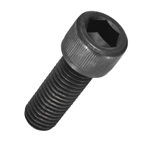 Vis à tête cylindrique M18x40 mm acier oxyde noir pour meuble et imprimante 3D