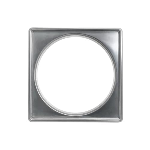 FLVX HIDRO, PORTA GRELHA 10x10 INOX 304 PARA RALO QUADRADO CAIXILHO BOX