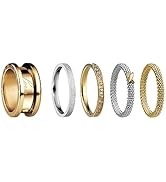 BERING Damen Ring in silber glänzend - Arctic Symphony Collection mit Edelstahl - Themse 10
