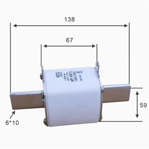 Fusible rápido NGTC2 RS33 aR 315A 500V/660V 4