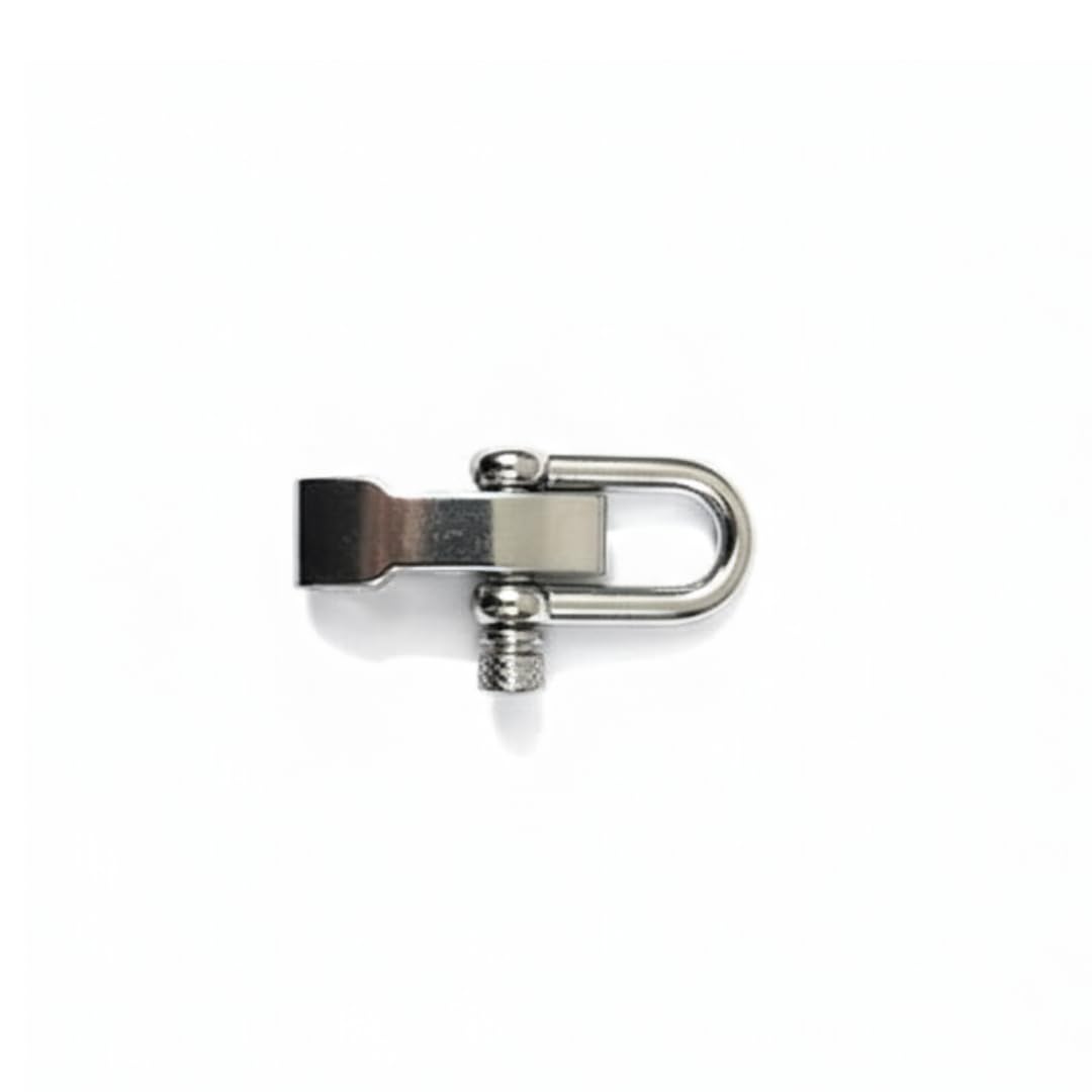 vandita's 2Pcs Paracord Bracelet Shackle Buckle,Metal Bow Anchor Shackle Clasp D Shackle Clip Adjustable for Survival Bracelet-picture-10
