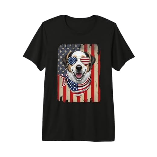 4th of July Maremmano-Abruzzese Sheepdog Dog American Flag Premium Tri-Blend T-Shirt