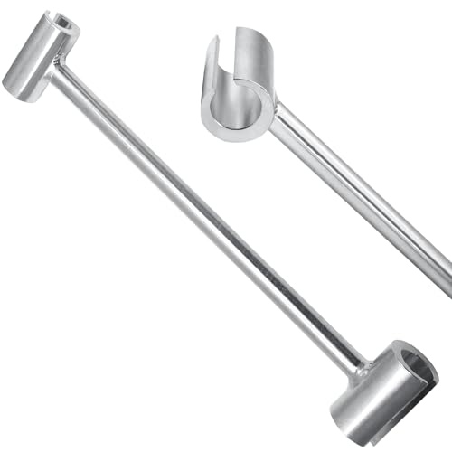 Uenhoy Double Head Door Hinge Adjustment Tool 14-19mm, Hinges Gap Adjusting Wrench, Labor Saving Door Hinge Repair Tool for Fireproof Door Anti-Theft Door Residential