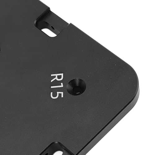 Yosoo Health Gear Holzbearbeitungs-Rundungsradius-Schablonen für Frästisch, Bogenschnitte an Holzplatten, DIY-Schablone R15, R20, R25, R30, Bilderrahmen-Außendurchmesser