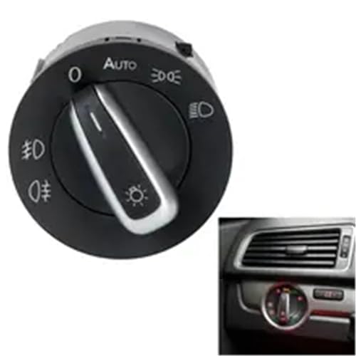 Interruptor de faros para Golf GTI MK5 MK6 compatible con VW de 2004 a 2013 2