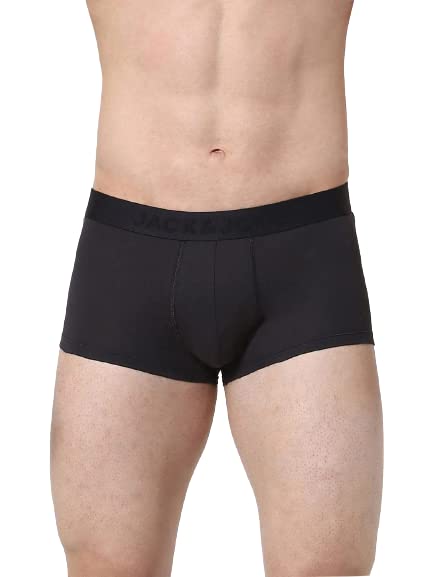 jack & jones Men's Pack of 2 Cotton Blend Classic Regular Solid Trunks-picture-28
