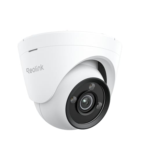 Reolink PoE 4K Telecamera Esterno, Visione Notturna a Colori ColorX, CX820 | HDR, Super Apertura F1,0, Sensore 1/1,8", Rilevamento di Uomo/Veicolo/Animale, Faretti, Sirena, Audio Bidirezionale