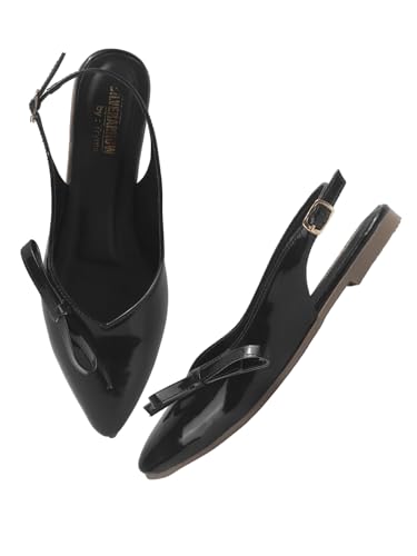 Image of SilverArrow Women's Flosmo Fashion Sandals|Mule Flats with Buckle Closure |Casual Wear