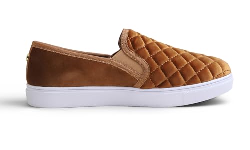 Image of FEVERSOLE Women's Casual Slip On Sneaker Comfort Quilted Loafer Flats