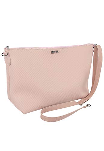 Bolsa Feminina Saco Tendência Retta Rosa (Rosa)