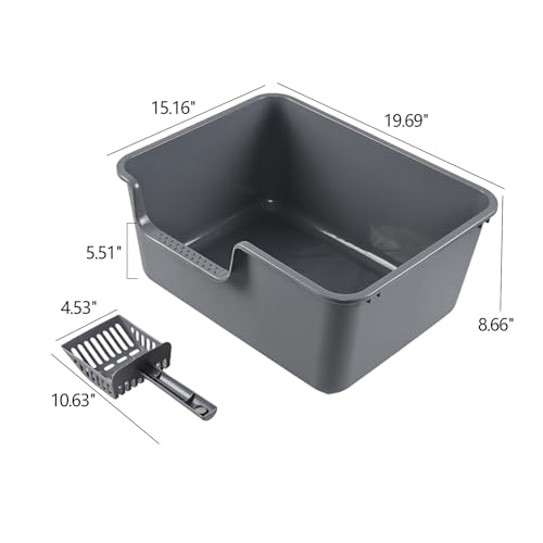 Arenero large para gato 4 unidades Readsky plástico miniatura 2