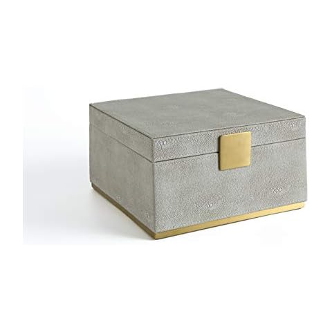 WV Ivory Shagreen Decorative Box Cover