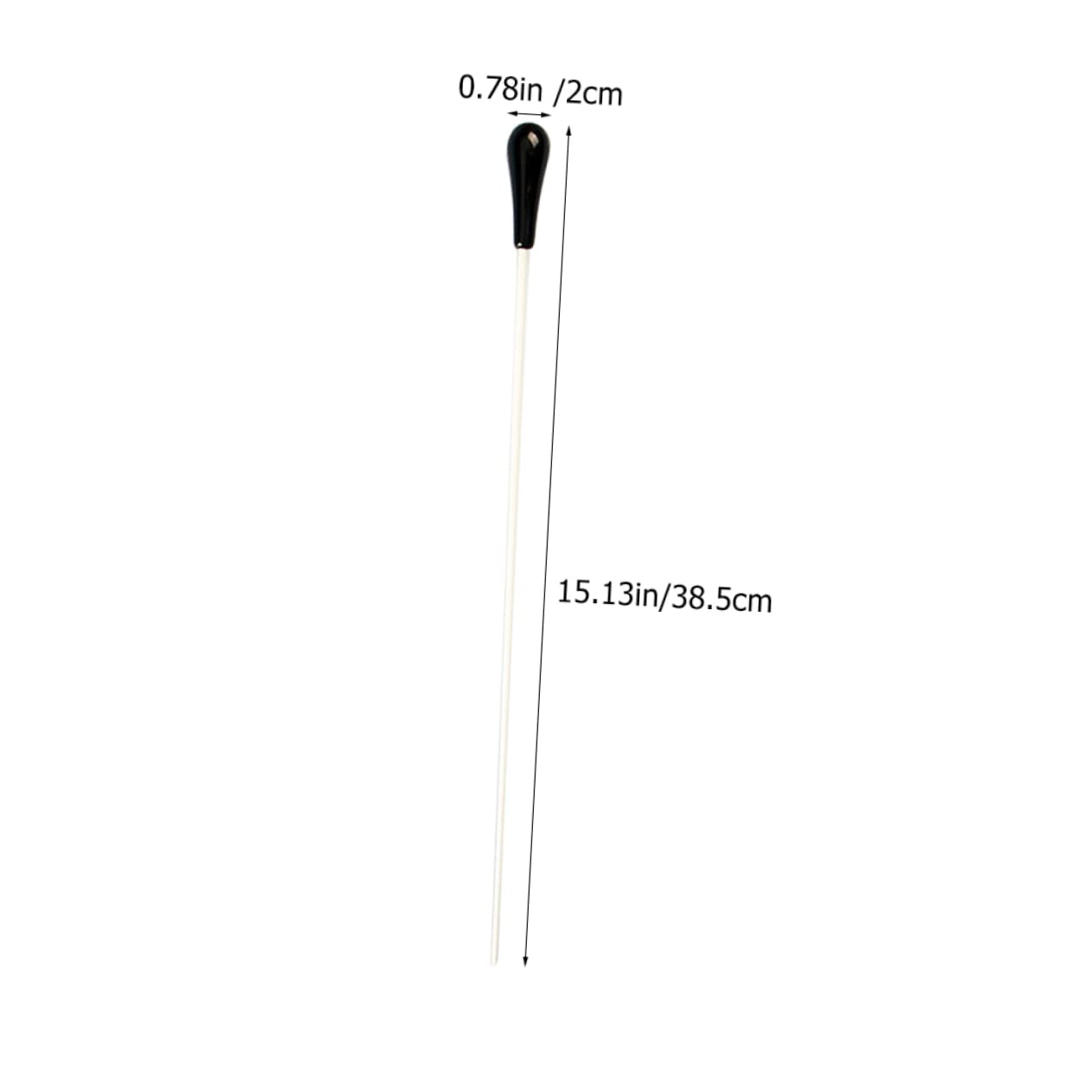 ifundom 2pcs Music Tenor Sticks for Conductors Resin Drumsticks Lightweight Tool Accessory for Concert Use